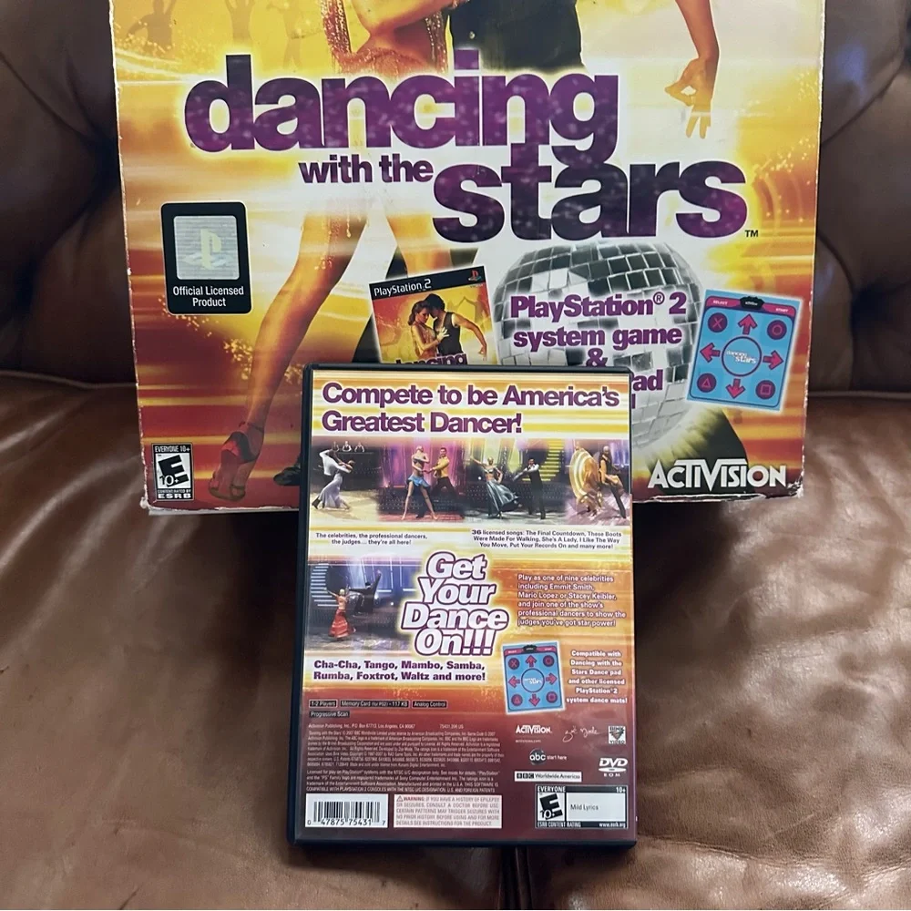 Playstation2 Dance Mat Included! • Dancing w/ the Stars Game Bundle for PS2